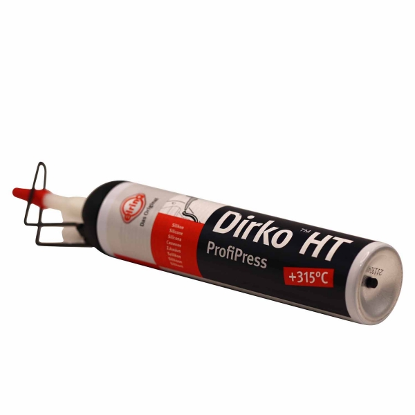 Silicone Dirko ProfiPress HT Preto Elring 200ml - Cód.9235