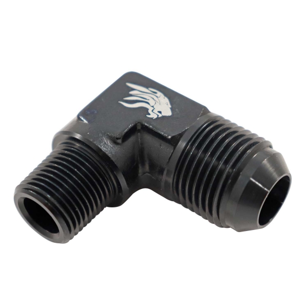 Niple Cotovelo Alumínio 3/8NPT x 10AN - Cód.7801