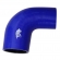 Curva Pressurização Silicone Azul 90º X 2 1/2\\\