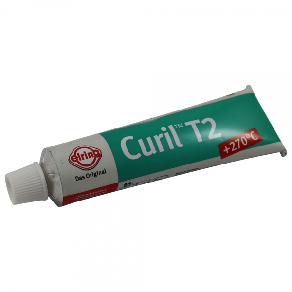 Cola Silicone Curil T2 Verde Alta Temp. Elring - Cód.4826