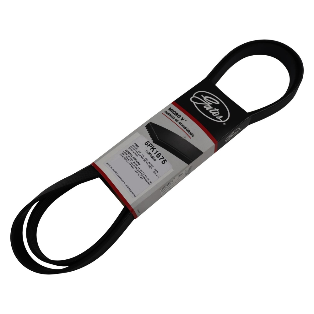 Correia Micro-V Gates 6PK1675 GM Astra, Vectra - Cód.11570