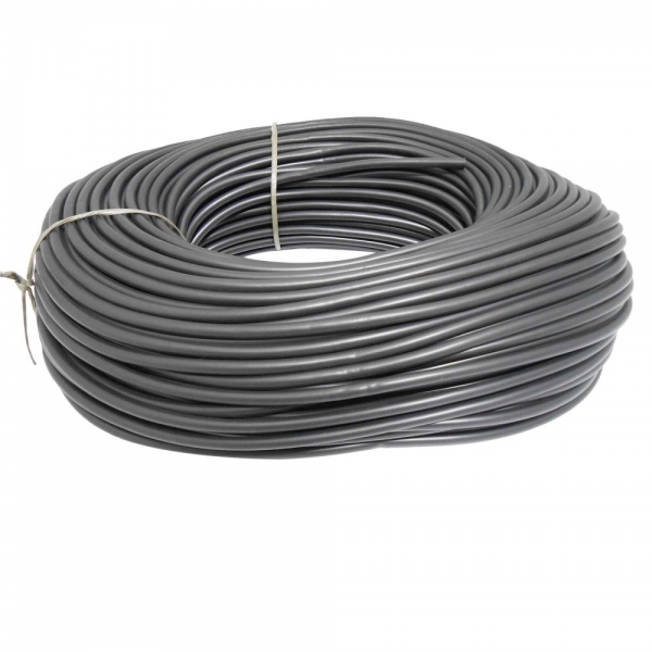 Espaguete Liso Leiplast 6mm / 100m Preto - Cód.309