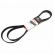 Correia Micro-V Gates 6PK2187 Ford Focus 2.0 16V - Cód.11731