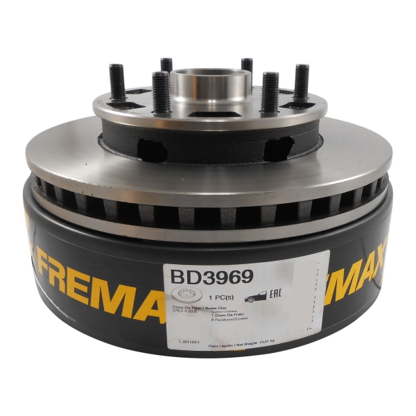 Kit Disco de Freio BD3969 Diant. GM S10 - Cód.7140