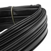 Espaguete Liso Leiplast 13mm / 50m Preto - Cód.1204