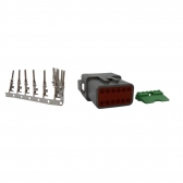 Conector Elétrico Macho 12 Vias Deutsch DT04-12PA - Cód.6933