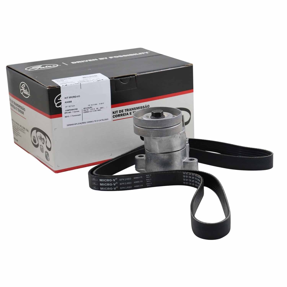Kit Correia Micro-V Gates KA355 GM Corsa - Cód.11429