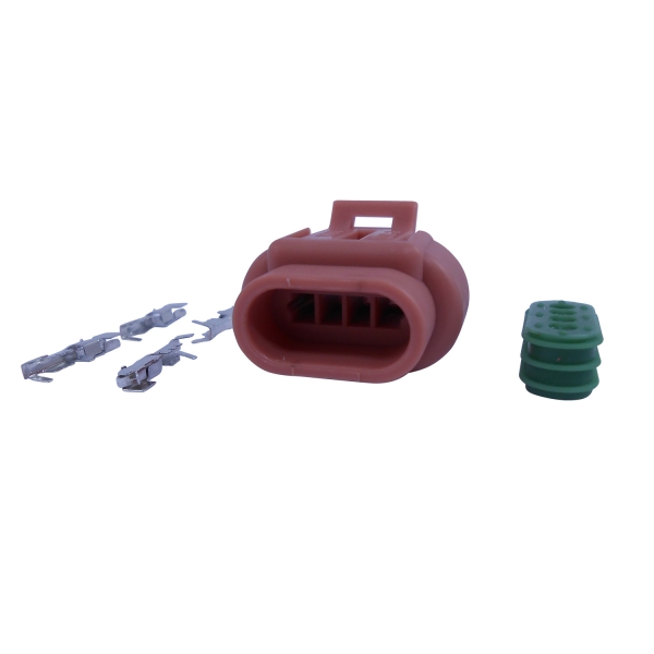 Conector 4 Vias ETE4734 Bobina Ignição Corsa, S10 - Cód.5922
