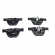 Pastilha Tras. Textar 2373101 BMW 535i, 750i - Cód.11347