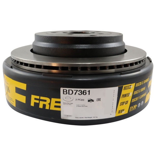 Kit Disco de Freio BD7361 Tras. Range Rover Sport - Cód.3958