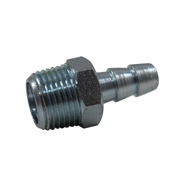 Niple Espigão Fixo Macho Prata M18 x 3/8\\\