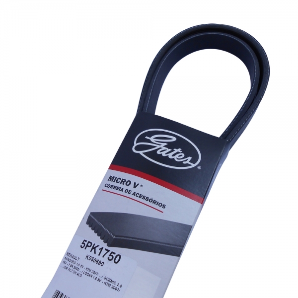 Correia Micro-V Gates 5PK1750 Clio, Kangoo, Scenic -Cód.5939