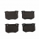 Pastilha Diant. Jurid HQJ2075 Peugeot T4B, T5B - Cód.4676