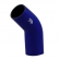 Curva de Silicone MSA Azul 45º   x 2 1/2