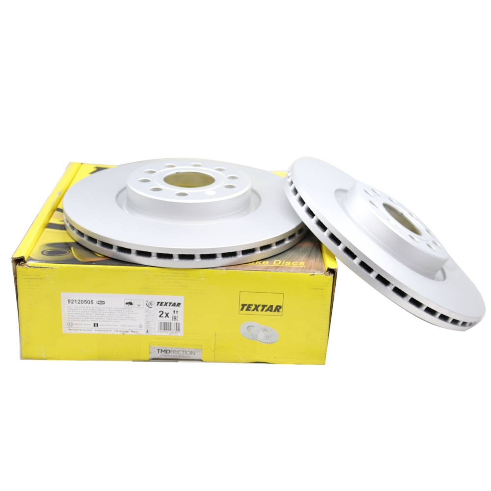 Kit Disco Freio Textar 92120505 Diant. Audi A1 - Cód.11345