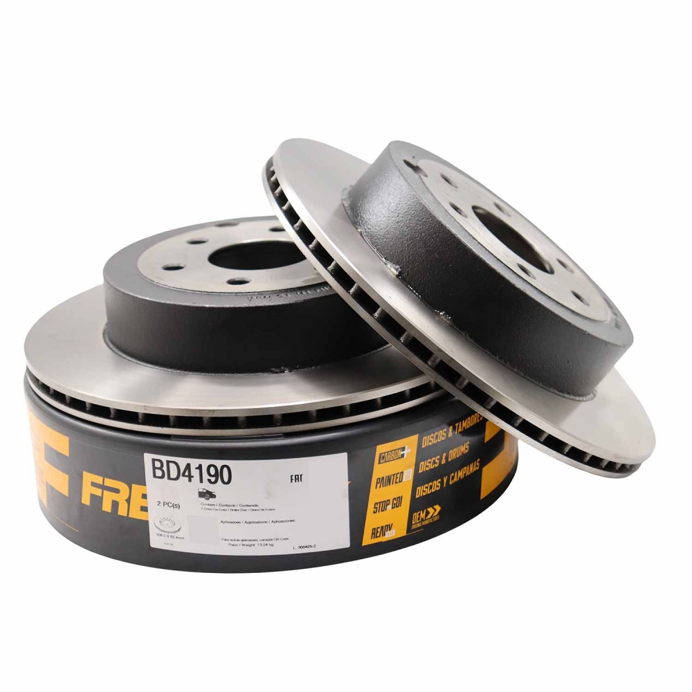 Kit Disco de Freio BD4190 Tras. Nissan Frontier - Cód.12643