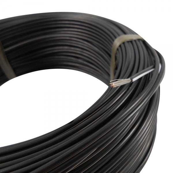 100m Cabo Flex. Auto Estanhado 1.50mm Preto Branco -Cód.6762