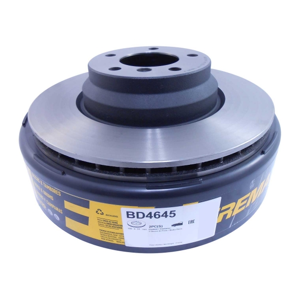 Kit Disco de Freio BD4645 Diant. BMW 130, 325, X1 - Cód.6316