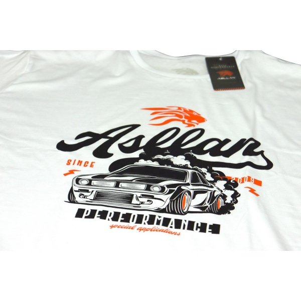 Camiseta Branca Burnout Asllan Tam. M - Cód.10042