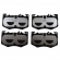 Pastilha Diant. Textar 2289301 Mercedes A45 AMG - Cód.14656