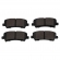 Pastilha Tras. Textar 2211001 Ford Mustang - Cód.13796