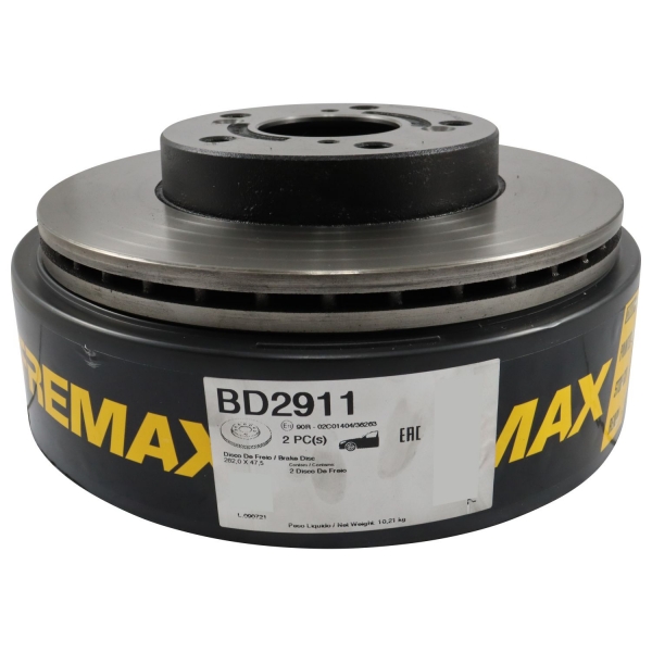 Kit Disco de Freio BD2911 Diant. Honda Civic - Cód.3727