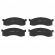 Pastilha Diant. Jurid HQJ2503 Citroen C3 (22...) - Cód.12363