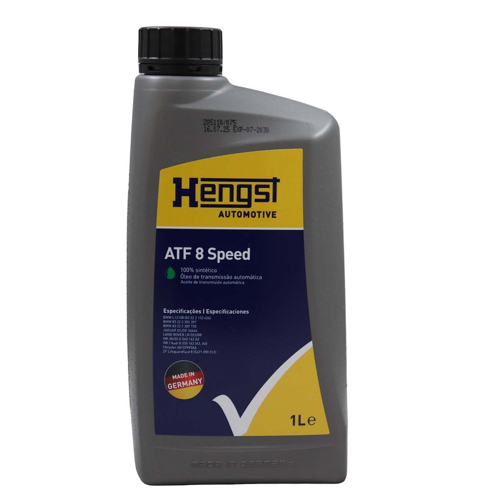 Oleo Cambio Autom. Hengst ATF 8 Speed 1l - Cód.13623
