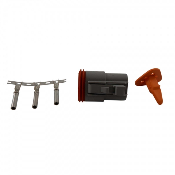 Conector Elétrico Fêmea 3 Vias Deutsch DT06-3S - Cód.6932