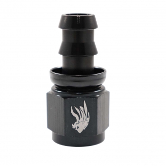 Conexão de Mangueira 1/2 x 8AN All Black - Cód.7816