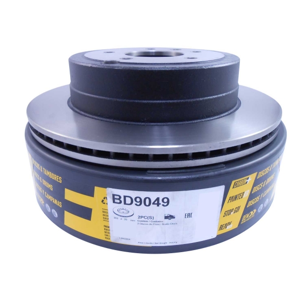 Kit Disco de Freio BD9049 Tras. GM Captiva - Cód.3752