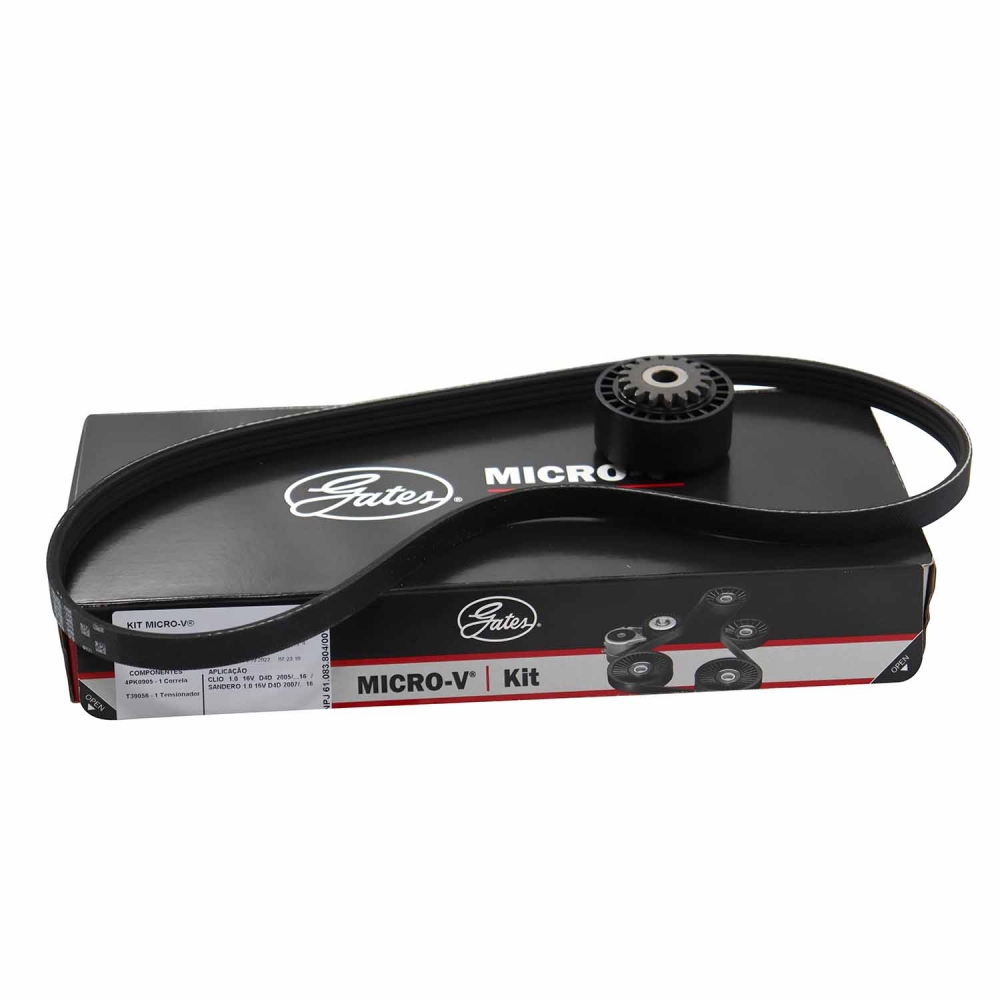 Kit Correia Micro-V Gates KA755 Renault Clio - Cód.8671