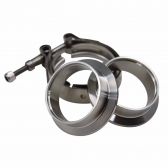 Kit Abraçadeira V-Band com Flanges Inox 2