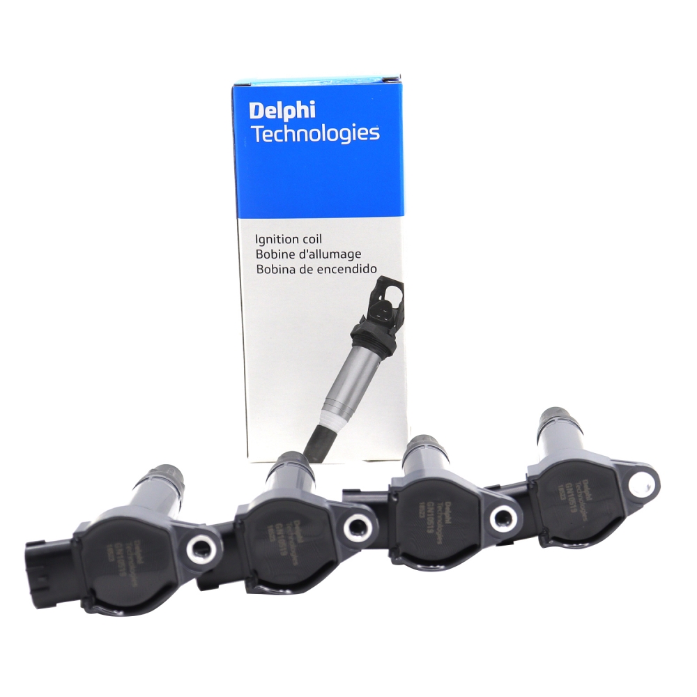 Jogo 4 Bobinas Delphi GN10519 ASX, Lancer - Cód.10933