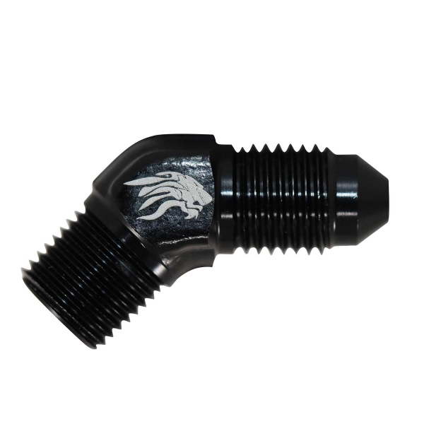 Niple Aeroquip 45 Graus Preto 1/8NPT x 3AN - Cód.8341