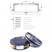 Kit Tambor de Freio BD3971 Tras. GM S10  - Cód.5471