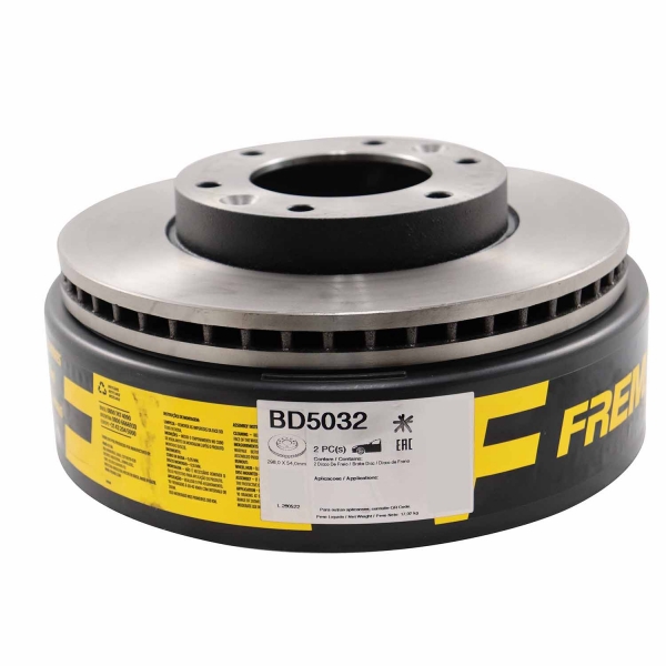 Kit Disco de Freio BD5032 Diant. Carnival V6 - Cód.8919