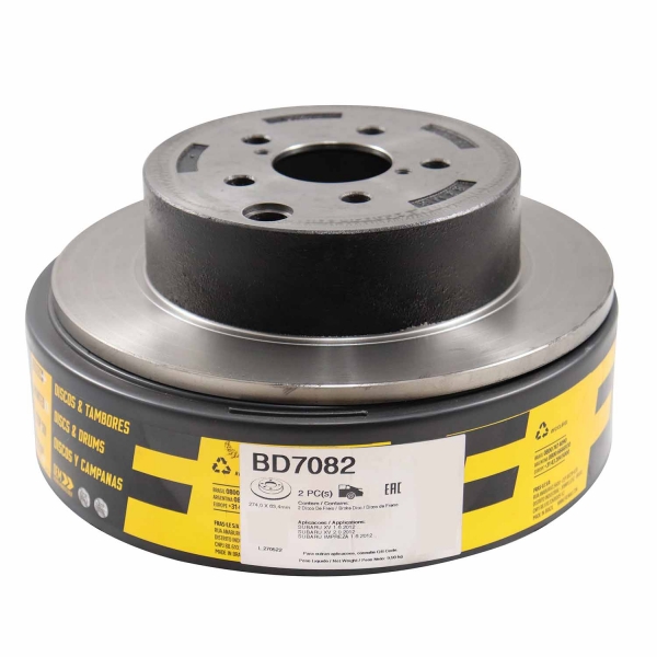 Kit Disco de Freio BD7082 Tras. Subaru Impreza - Cód.8892