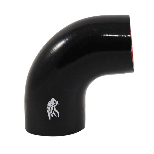 Curva de Silicone Preto de 90º x 2 1/2\\\