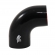 Curva de Silicone Preto de 90º x 2 1/2\\\