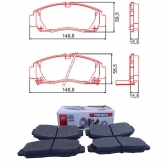 Pastilha Diant. Ferodo HQF2282A Honda Civic  - Cód.6134