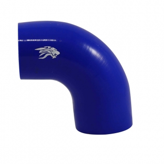 Curva de Silicone Azul MSA de 90º x 2 1/2" Cód.276