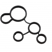 Junta Filtro de Oleo Elring 223.870 VW Jetta 2.5 - Cód.13401