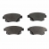 Pastilha de Freio Tras. Jurid HQJ2262 Ford Transit- Cód.4227