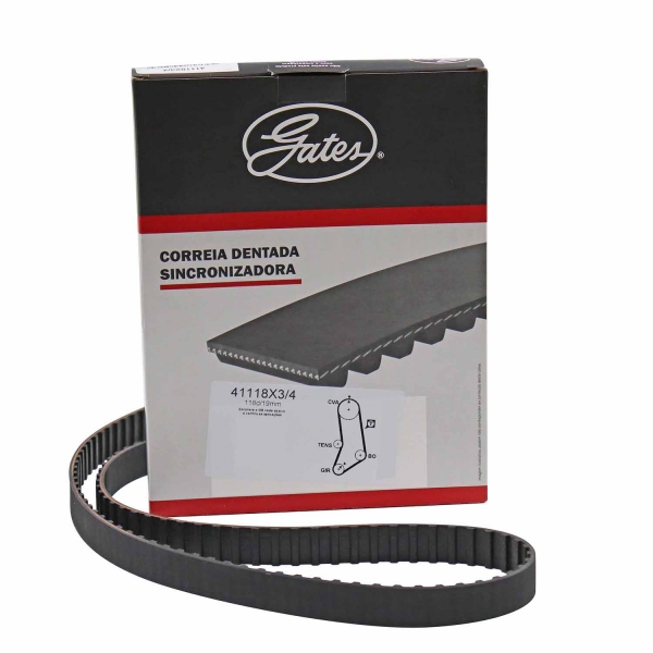 Correia Dentada Gates 41118X3/4 Fiat Elba 1.5 - Cód.11975