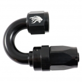 Conexão 8AN / AN8 Curva 180° Aeroquip All Black - Cód.7160