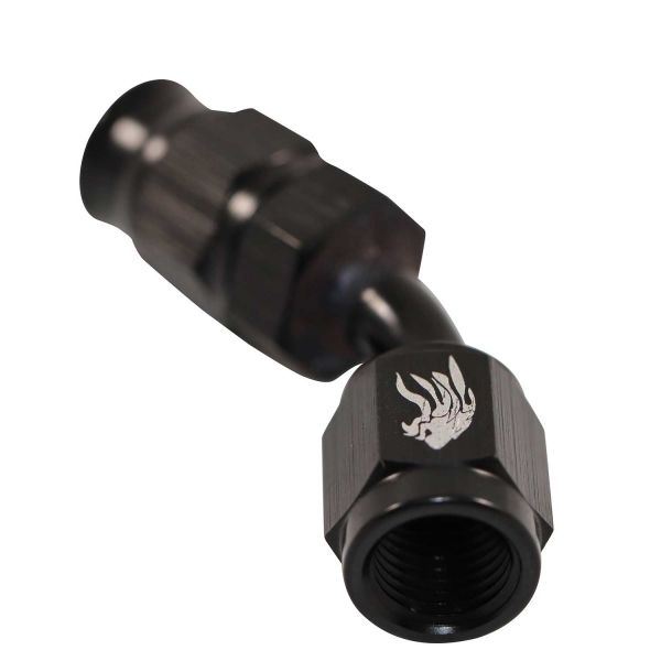 Conexão 3AN/AN3 Curva 45° Mangueira PTFE All Black -Cód.8337