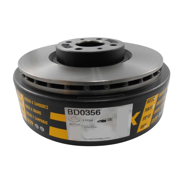 Kit Disco de Freio BD0356 Diant. Fiat Argo 1.8 - Cód.3949