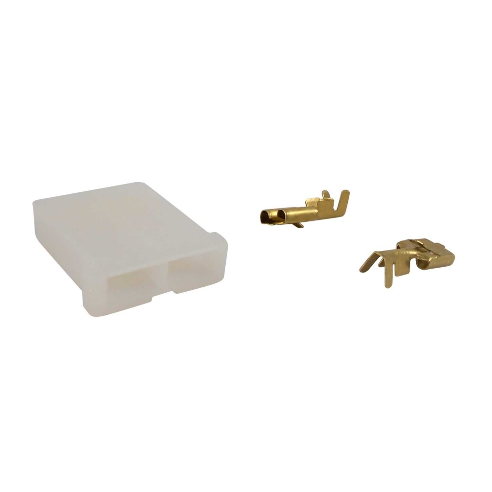 Conector 2 Vias ETE4765 Eletroventilador  Santana - Cód.7252