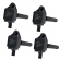 Jogo 4 Bobinas Delphi GN10684 Jeep Compass 2.0 - Cód.13749